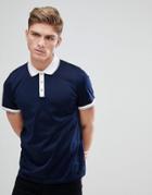 Ted Baker Contrast Collar Polo In Navy - Navy