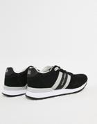 Jack & Jones Mesh Trainer In Black