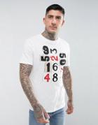 Hymn Number Placement T-shirt - White