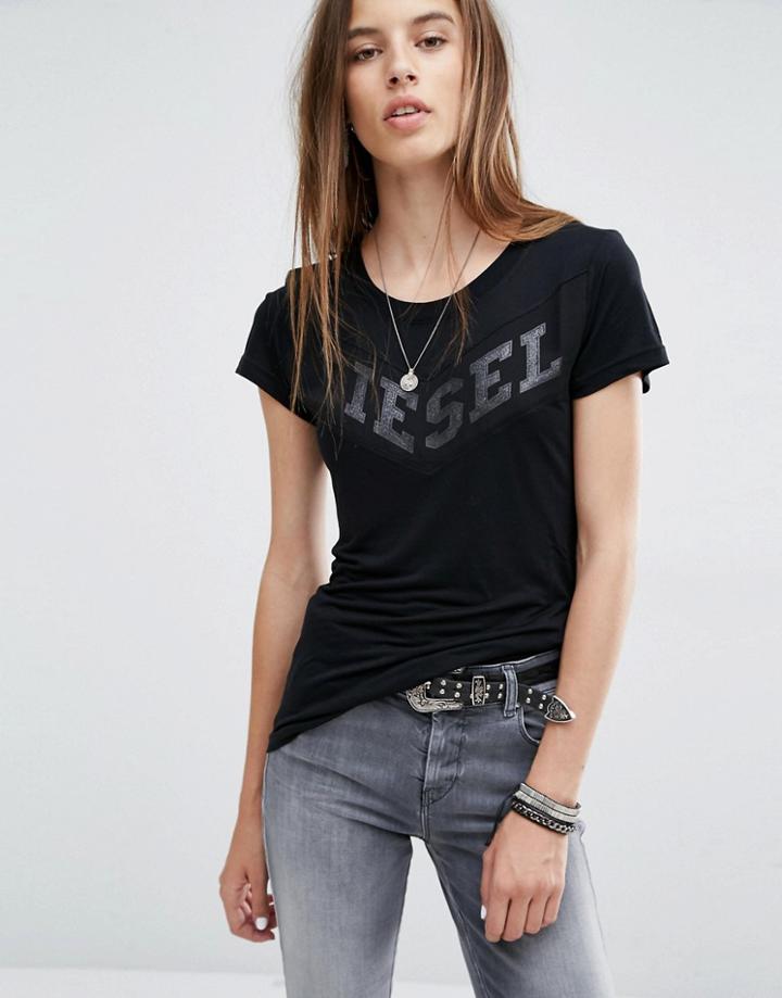 Diesel Logo T-shirt - Black