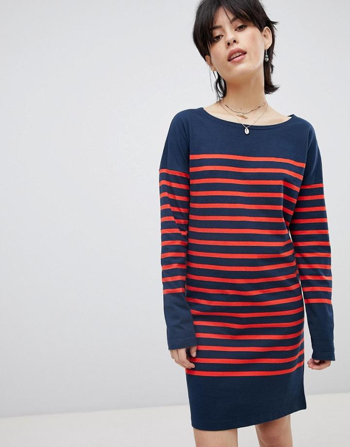 Maison Scotch Breton Stripe Sweat Dress
