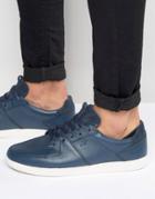 Boxfresh Cladd Leather Sneakers - Blue