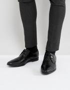 Burton Menswear Leather Smart Shoes In Black - Black