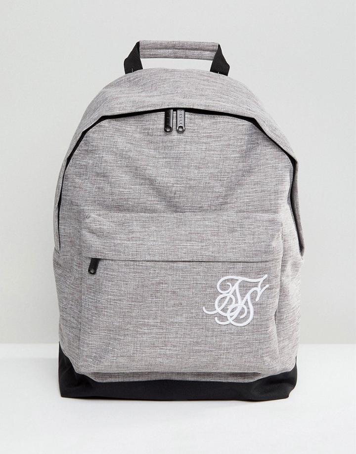Siksilk Backpack In Gray Marl - Gray