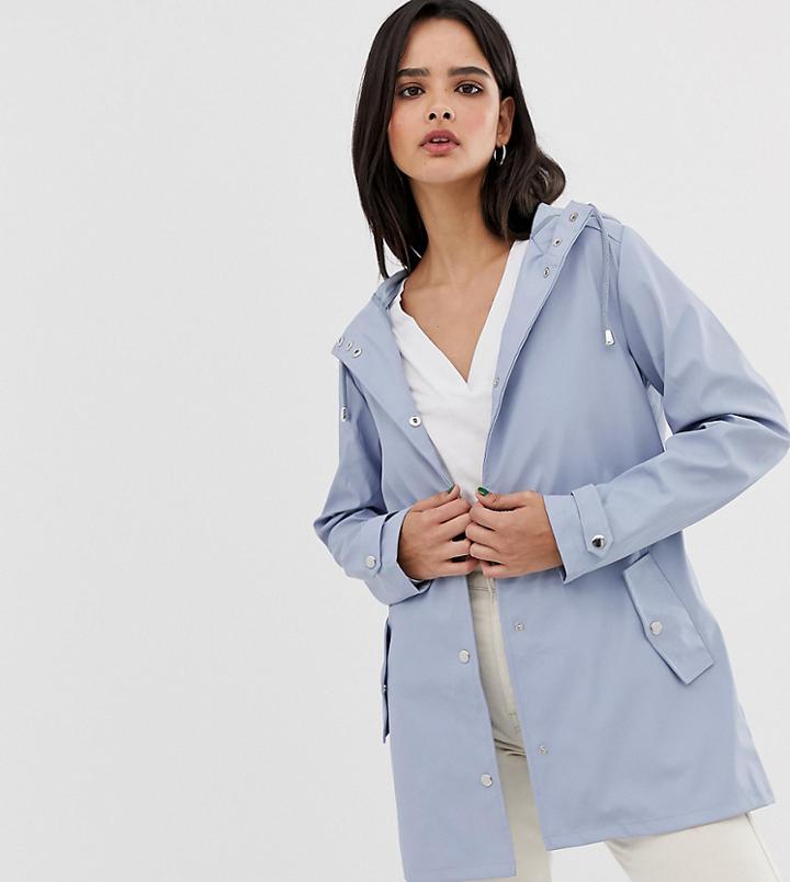 River Island Rain Jacket In Blue - Blue