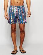 O'neill Wave Neon Swim Shorts - Multi