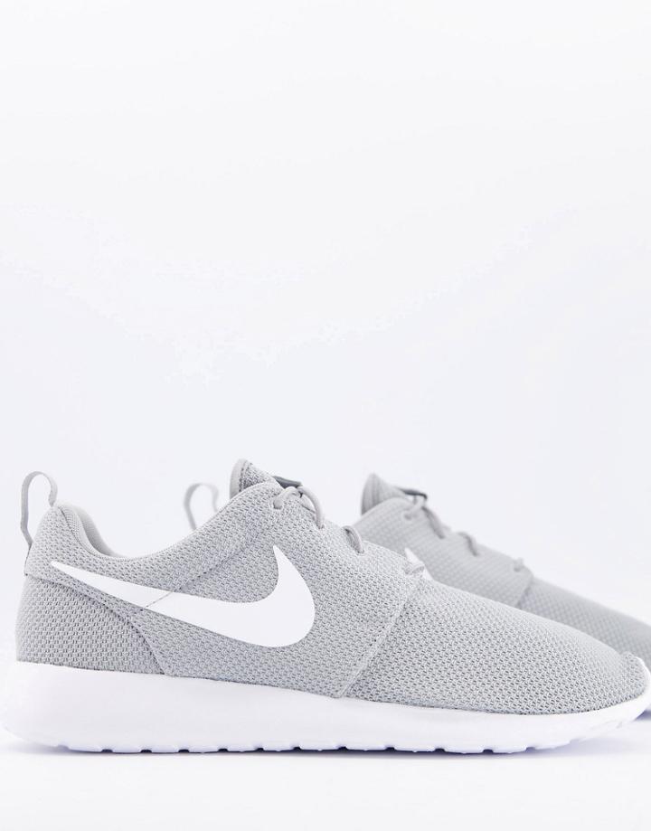 Nike Roshe One Sneakers In Wolf Gray-grey