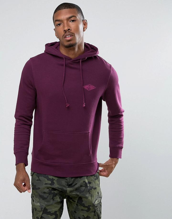 Poler Hoodie With Camp Vibes Logo - Purple