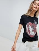 Vivienne Westwood Anglomania Heart Logo T-shirt - Black