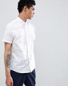 Burton Menswear Shirt With Bird Print In White - White