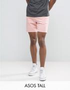 Asos Tall Jersey Short In Pink - Pink