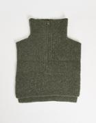 Weekday Powder Recycled Neck Warmer In Dark Green Melange