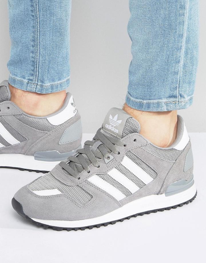 Adidas Originals Zx 700 Sneakers In Gray S76175 - Gray