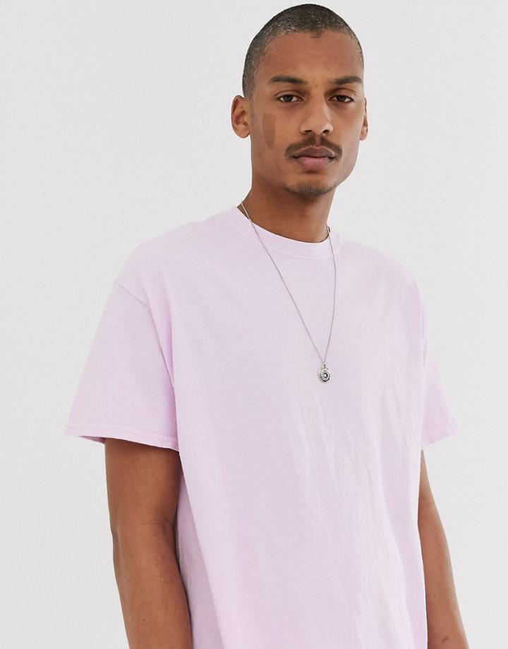 Vintage Supply T-shirt With Logo In Washed Pink - Pink