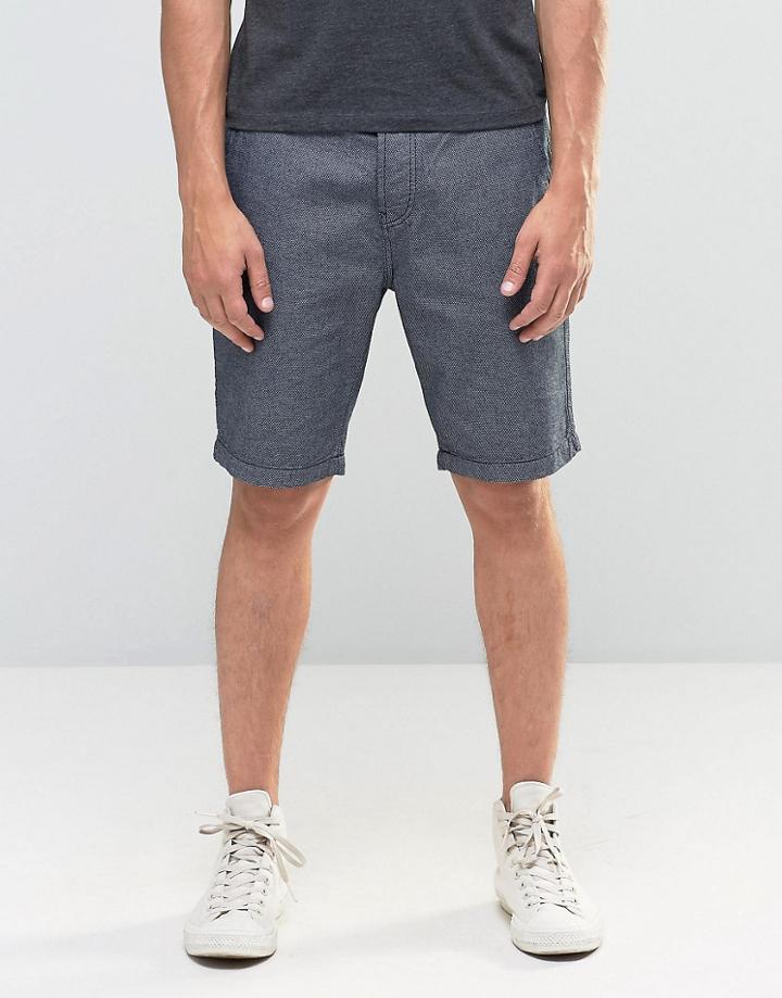 Threadbare Oval Indigo Chino Short - Navy