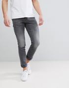 Blend Cirrus Skinny Fit Jeans Denim Gray - Blue