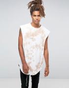 Granted Tie Dye Sleeveless T-shirt - Orange