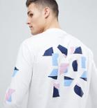 Noak T-shirt With Abastract Print In Long Sleeve - White