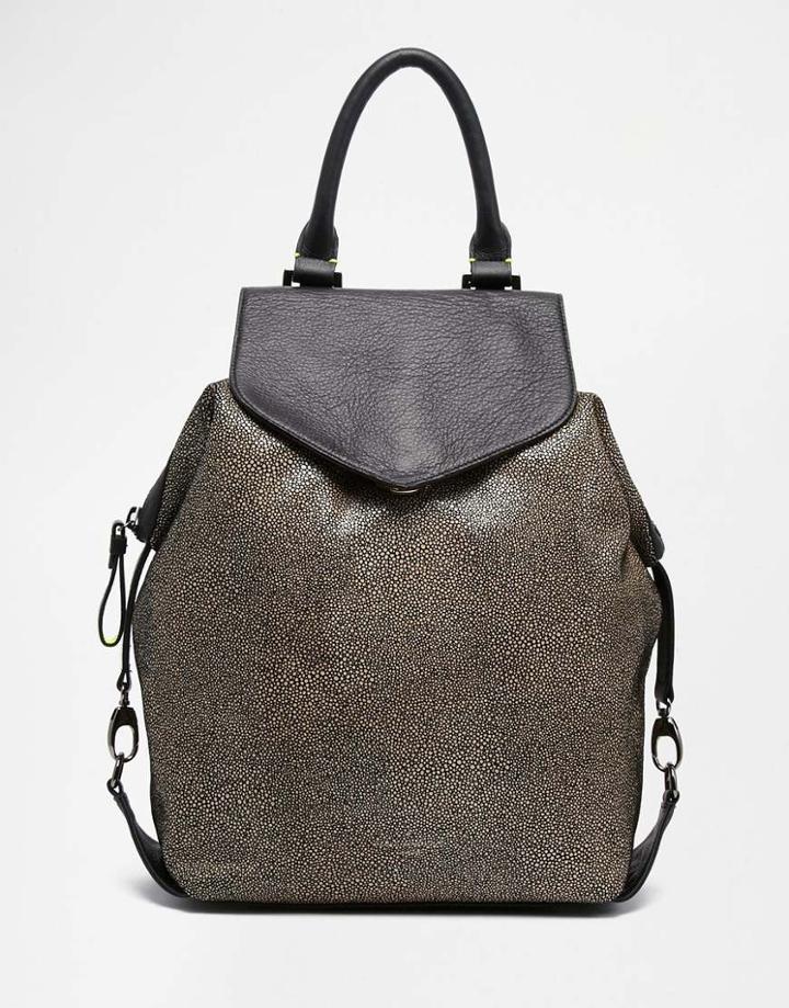 Paul's Boutique Gabriella Shoulder Bag In Suede