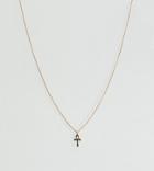 Regal Rose Gold Plated Ankh Necklace - Gold