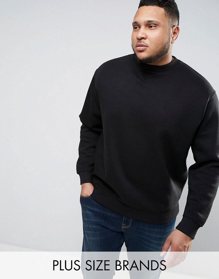 Duke Plus Sweatshirt In Black - Black