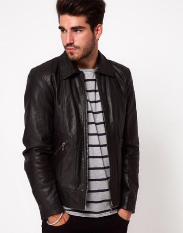 Nudie Leather Jacket Jonny Biker