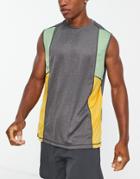 Bolongaro Trevor Sports Panelled Tank In Gray