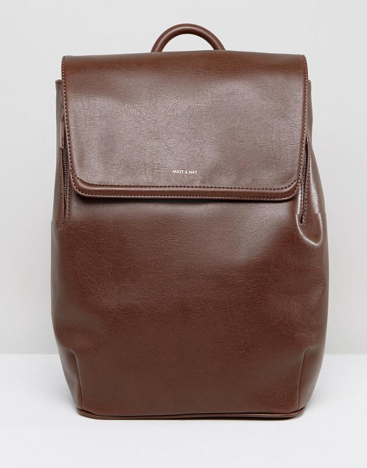 Matt & Nat Fabi Backpack - Brown