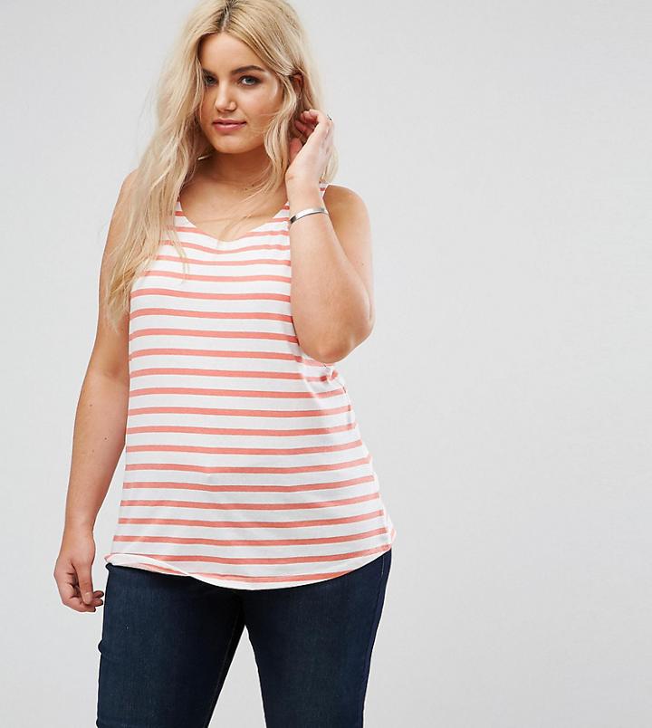 Junarose Stripe Tank - Pink