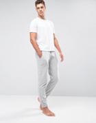 Tommy Hilfiger Cuffer Joggers With Double Waistband - Gray