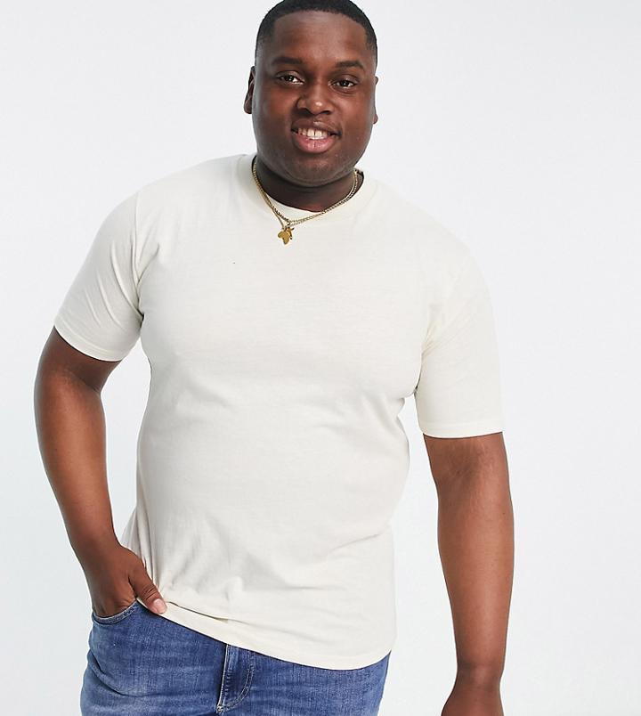 Le Breve Plus Muscle Fit T-shirt In Off-white