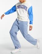 Jack & Jones Intelligence Eddie Baggy Jeans In Stonewash Blue-blues