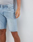 Jack And Jones Turn Up Denim Shorts - Blue