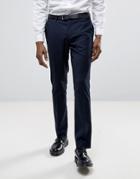 Selected Skinny Fit Suit Pants - Navy