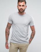 Farah Lundy Slim Fit Logo T-shirt Gray - Gray