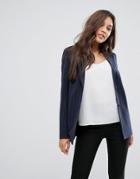 Y.a.s Oversized Blazer - Blue