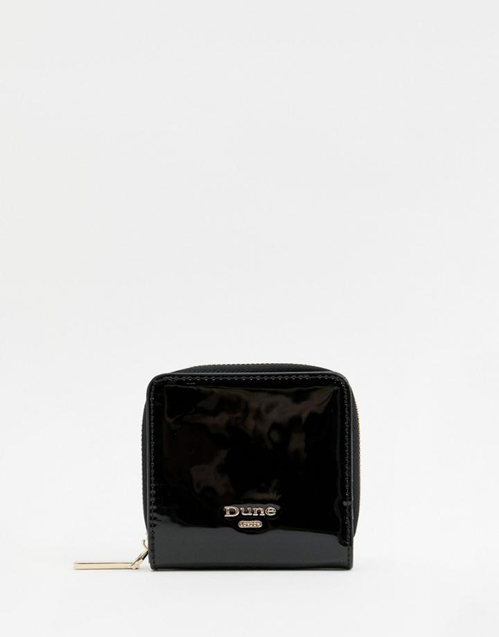 Dune Patent Mini Coin Purse - Black