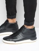 Boss Orange Hi Top Sneakers - Black
