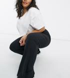Outrageous Fortune Plus Exclusive Wide Leg Flares In Black