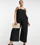 Lola May Plus Cami Jumpsuit In Black