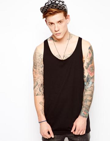 Asos Tank With Relaxed Skater Fit