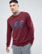 Lee Logo Sweater - Red