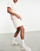 Adidas Originals X Pharrell Williams Premium Shorts In Ecru-neutral