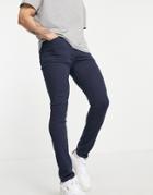 Bolongaro Trevor Super Skinny Fit Chinos-navy