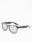 Jeepers Peepers Slim Line Square Lens Sunglasses-black