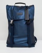 Consigned Double Clip Backpack In Navy - Navy