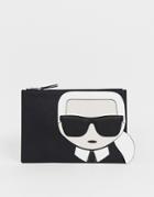 Karl Lagerfeld Iconic Pouch - Black