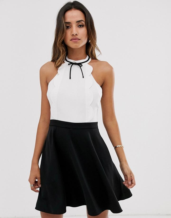 Ted Baker Bahati Halter Skater Dress-multi