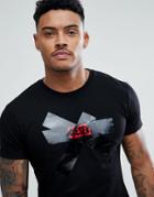 Diesel T-diego-sx Tape Logo T-shirt - Black