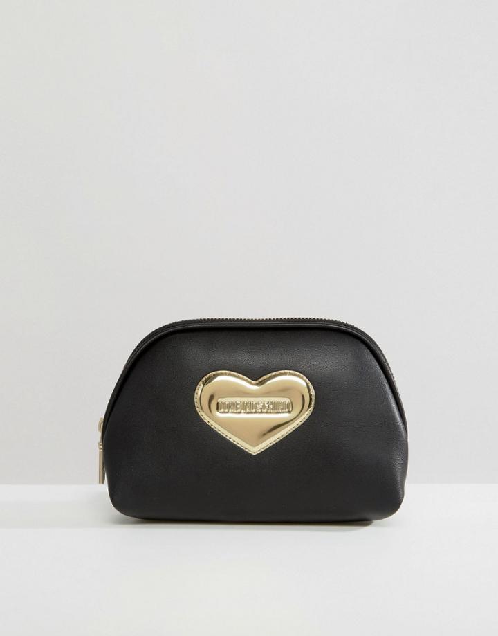 Love Moschino Makeup Bag - Black